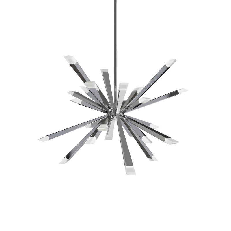 BlackJack Lighting - STB-29C-PC-27U-30K - LED Chandelier - Starburst - Brushed Brass