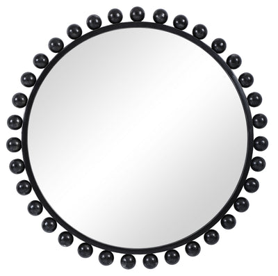 Uttermost - 09694 - Mirror - Cyra - Black With Subtle Silver Undertones