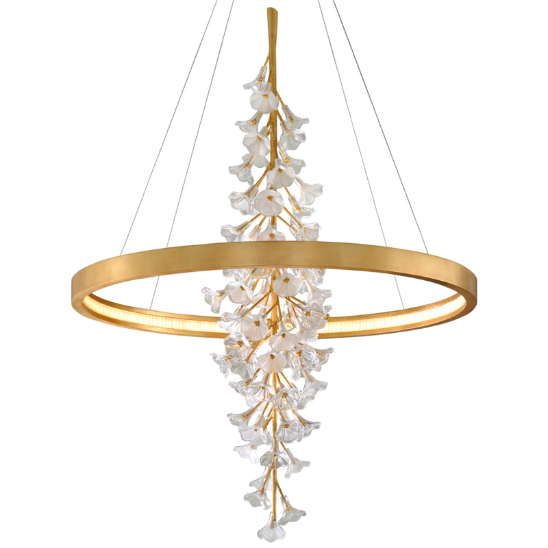 Corbett Lighting - 268-73 - LED Chandelier - Jasmine - Gold Leaf