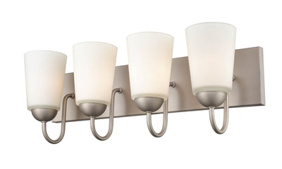 Millennium - 9814-SN - Four Light Vanity - Ivey Lake - Satin Nickel
