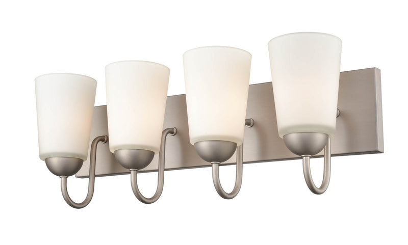 Millennium - 9814-SN - Four Light Vanity - Ivey Lake - Satin Nickel