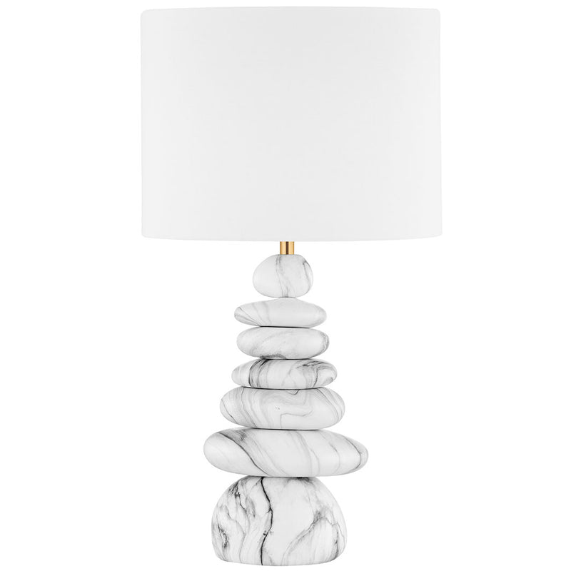 Hudson Valley Lighting - L1736-AGB/CMG - Aged Brass / Marbled Gray