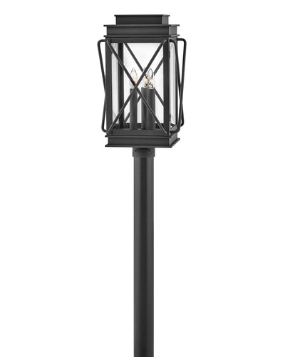 Hinkley - 11191MB - LED Post Top or Pier Mount Lantern - Montecito - Museum Black