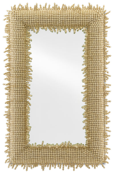 Currey and Company - 1000-0082 - Mirror - Jeanie Collection - Beige/Mirror