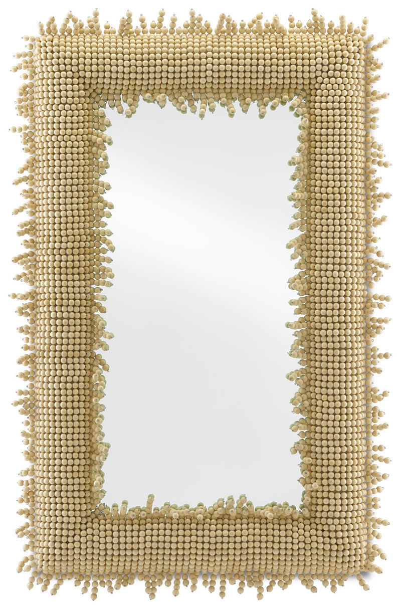 Currey and Company - 1000-0082 - Mirror - Jeanie Collection - Beige/Mirror