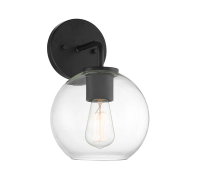 Meridian - M50044BK - One Light Outdoor Wall Sconce - Moutd - Matte Black