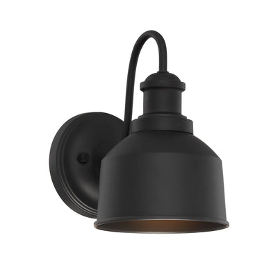 Meridian - M50046BK - One Light Outdoor Wall Sconce - Moutd - Matte Black