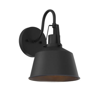 Meridian - M50049BK - One Light Outdoor Wall Sconce - Moutd - Matte Black