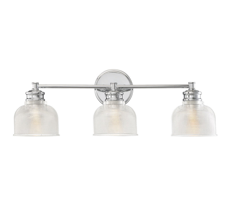 Meridian - M80035CH - Three Light Bathroom Vanity Light - Mbath - Chrome