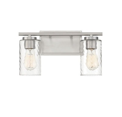 Meridian - M80037BN - Two Light Bathroom Vanity Light - Mbath - Brushed Nickel