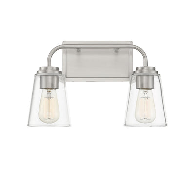 Meridian - M80043BN - Two Light Bathroom Vanity Light - Mbath - Brushed Nickel