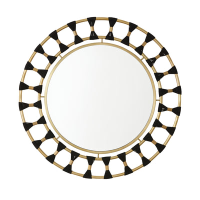 Capital Lighting - 741101MM - Mirror - Mirror - Black Rope and Patinaed Brass