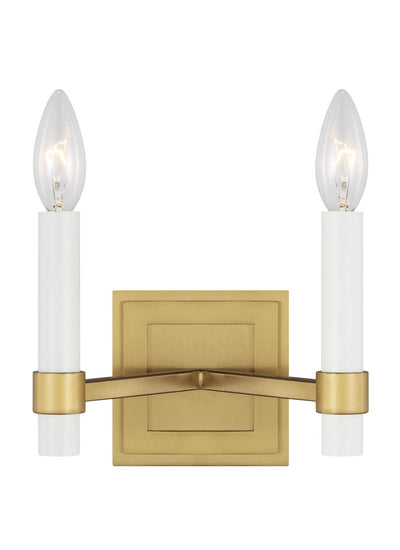 Visual Comfort Studio - CW1222BBS - Two Light Wall Sconce - Marston - Burnished Brass