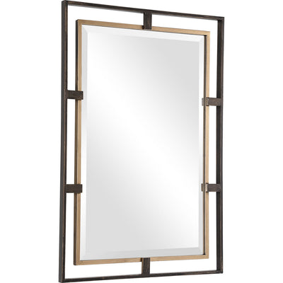 Uttermost - 09711 - Mirror - Carrizo - Distressed Rustic Bronze