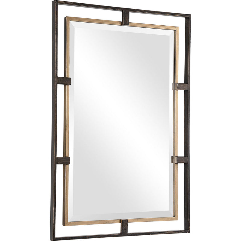 Uttermost - 09711 - Mirror - Carrizo - Distressed Rustic Bronze