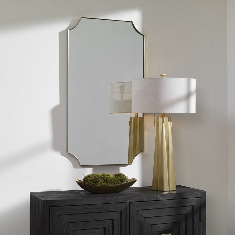 Uttermost - 09727 - Mirror - Lennox - Stainless Steel