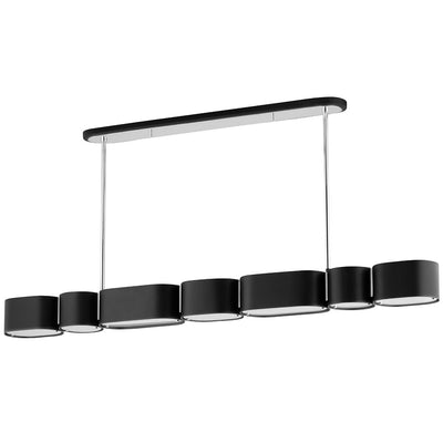 Corbett Lighting-393-54-SBK/SS-Stainless Steel/ Black