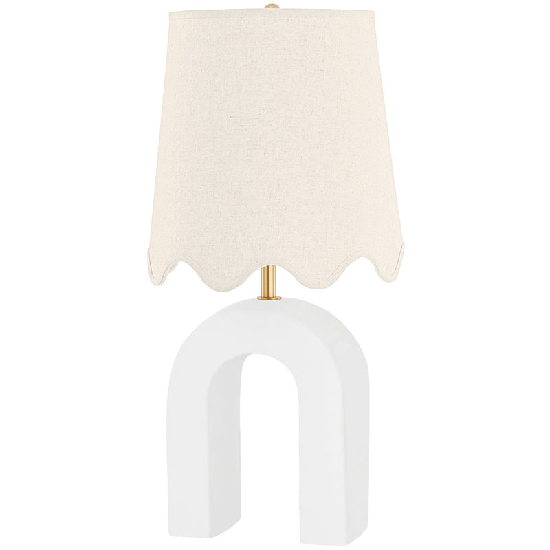 Mitzi - HL685201-AGB/CMW - Aged Brass / White