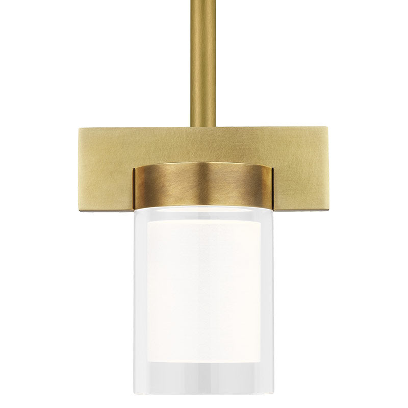 Visual Comfort Modern - 700TDESF5NB-LED927-277 - Natural Brass