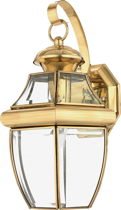 Quoizel - NY8316B - One Light Outdoor Wall Lantern - Newbury - Polished Brass