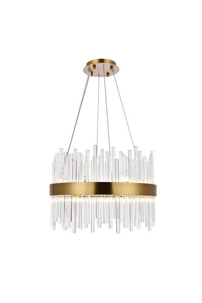 Elegant Lighting - 3000D20G - 14 Llight Chandelier - Dallas - Gold