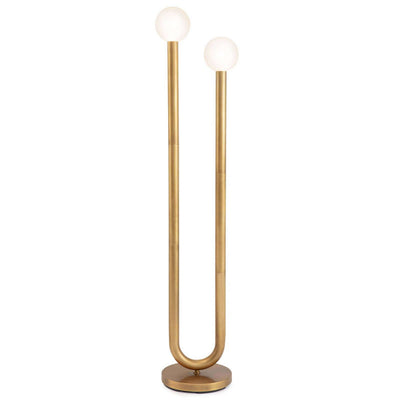 Regina Andrew - 14-1055NB - LED Floor Lamp - Happy - Natural Brass