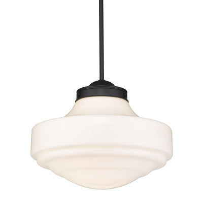 Golden - 0508-L BLK-VMG - One Light Pendant - Ingalls - Matte Black