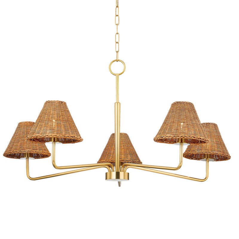 Mitzi - H704805-AGB - Aged Brass