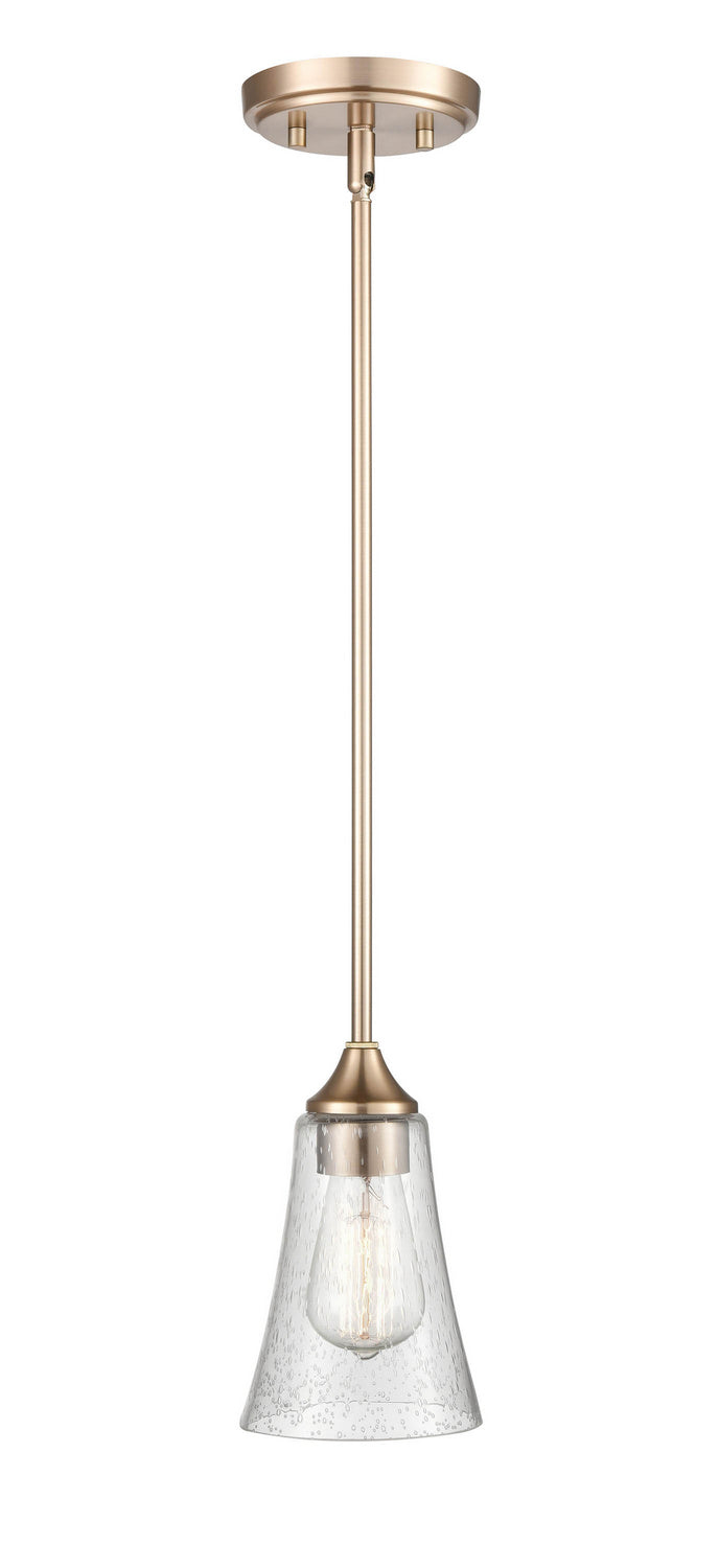 Millennium - 1461-MG - One Light Pendant - Natalie - Modern Gold