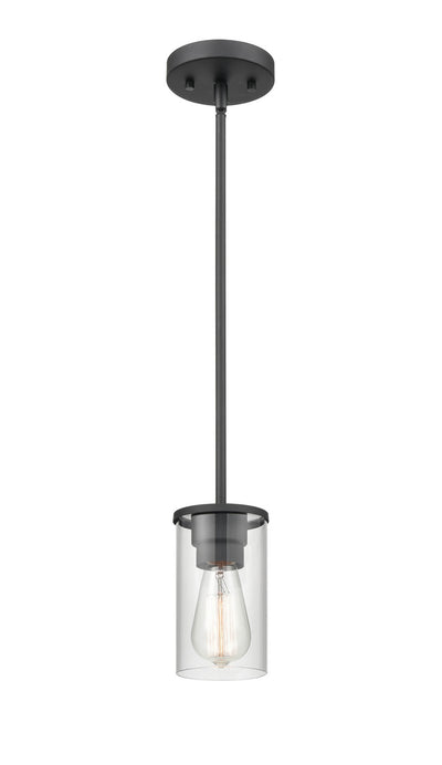 Millennium - 2711-MB - One Light Pendant - Verlana - Matte Black