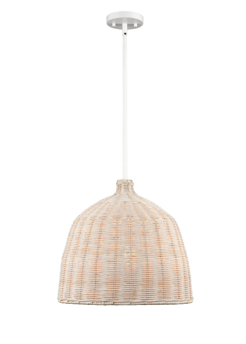 Millennium - 9026-WH - One Light Pendant - Elise - White