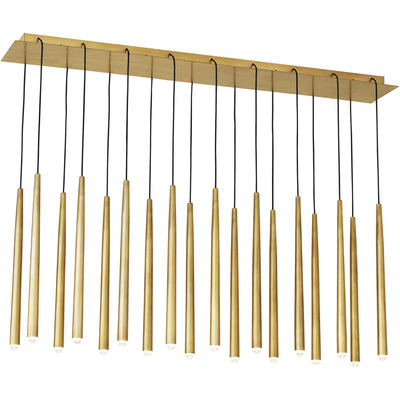 Visual Comfort Modern - 700TRSPPYL18TNBLED930120 - Natural Brass