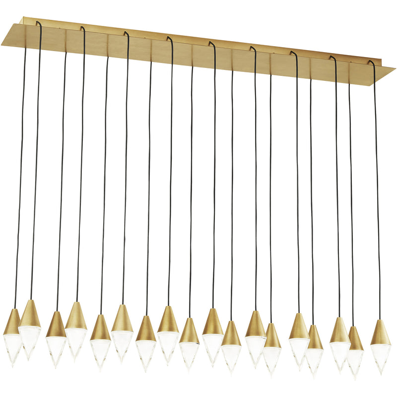 Visual Comfort Modern - 700TRSPTRT18TNB-LED93012 - Natural Brass