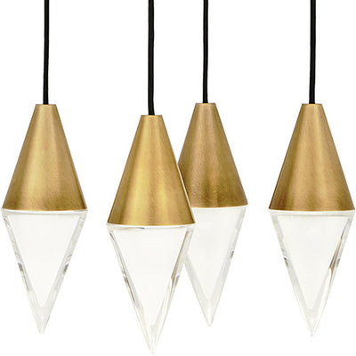 Visual Comfort Modern - 700TRSPTRT4RNB-LED930 - Natural Brass