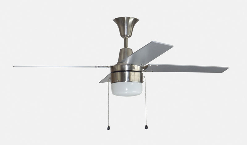 Craftmade - CON48BNK4C1-48BN - 48"Ceiling Fan - Connery - Brushed Polished Nickel