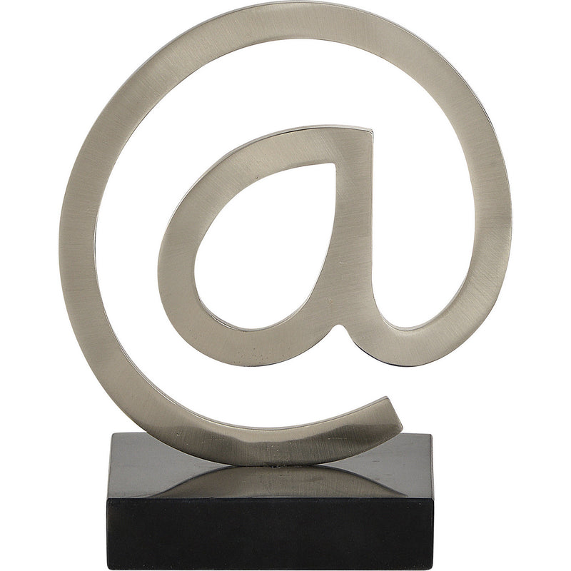 Renwil - STA754 - Statue - Att - Brushed Nickel, Black