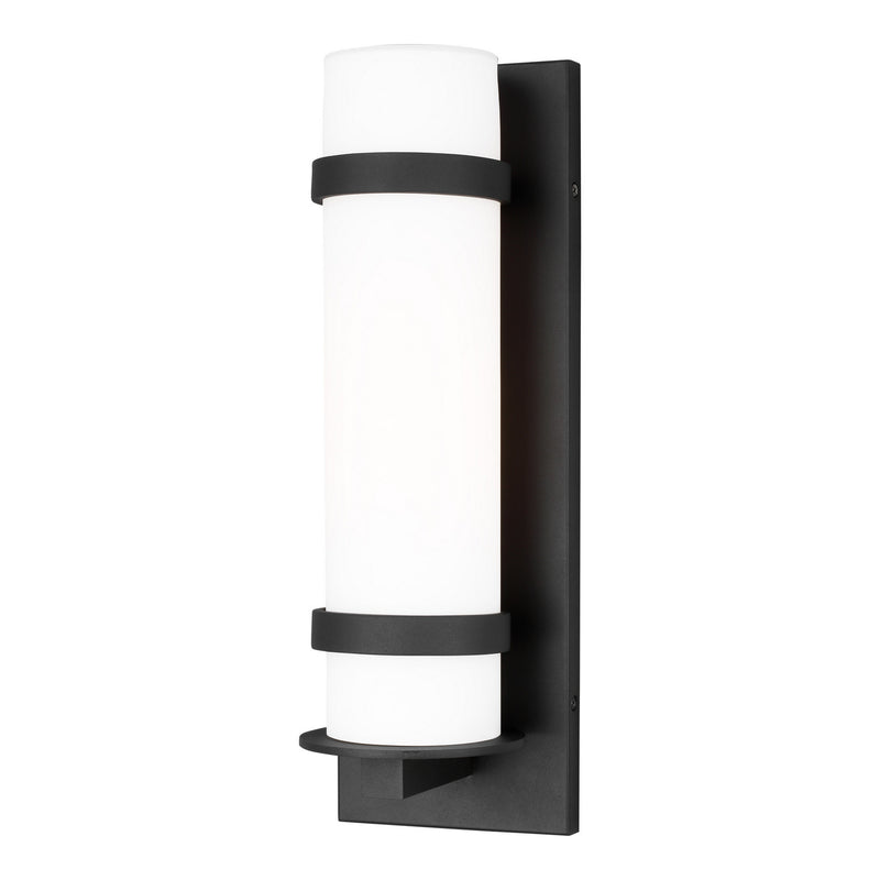 Generation Lighting. - 8618301-12 - One Light Outdoor Wall Lantern - Alban - Black