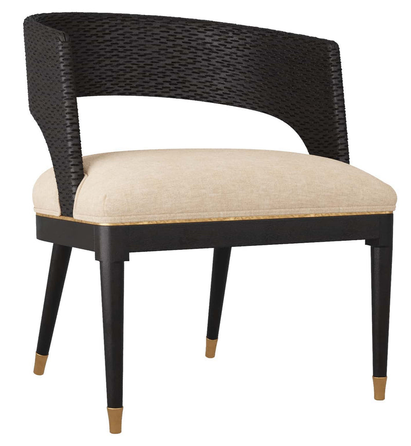 Arteriors-Swanson Dining Chair-Ebony