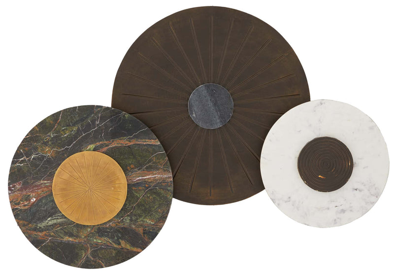 Arteriors-Rhodes Wall Plaques-Bronze