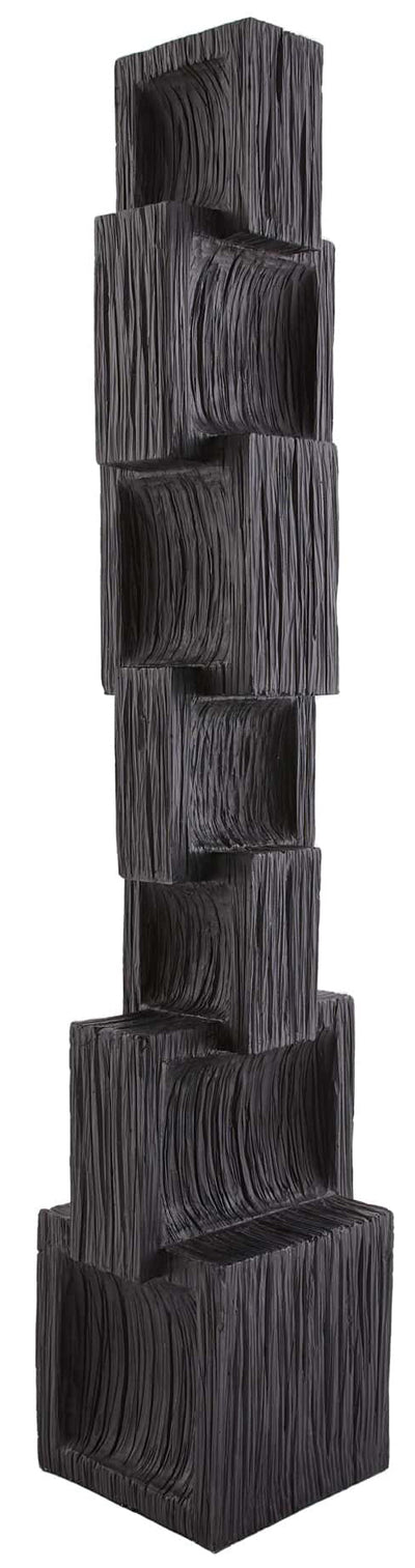 Arteriors-Rollins Floor Sculpture-Ebony