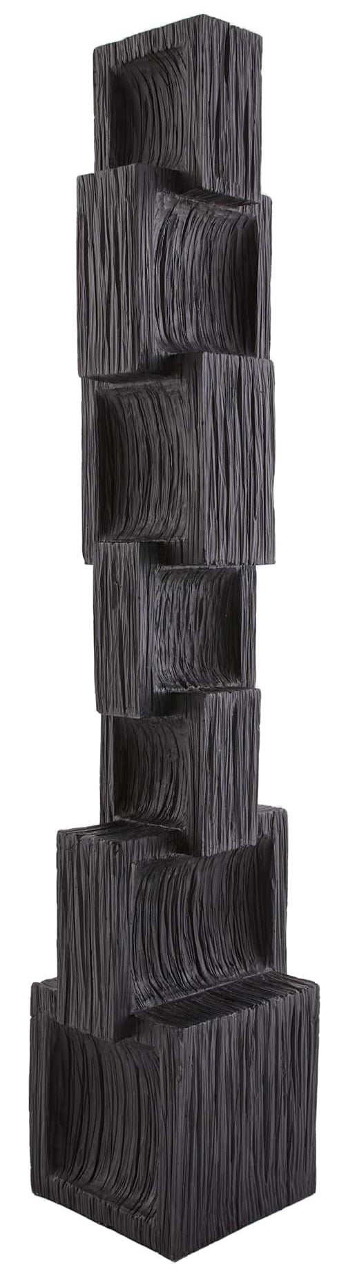 Arteriors-Rollins Floor Sculpture-Ebony