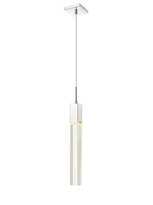 Avenue Lighting - HF1901-1-GL-CH-C - One Light Pendant - The Original Glacier Avenue - Chrome