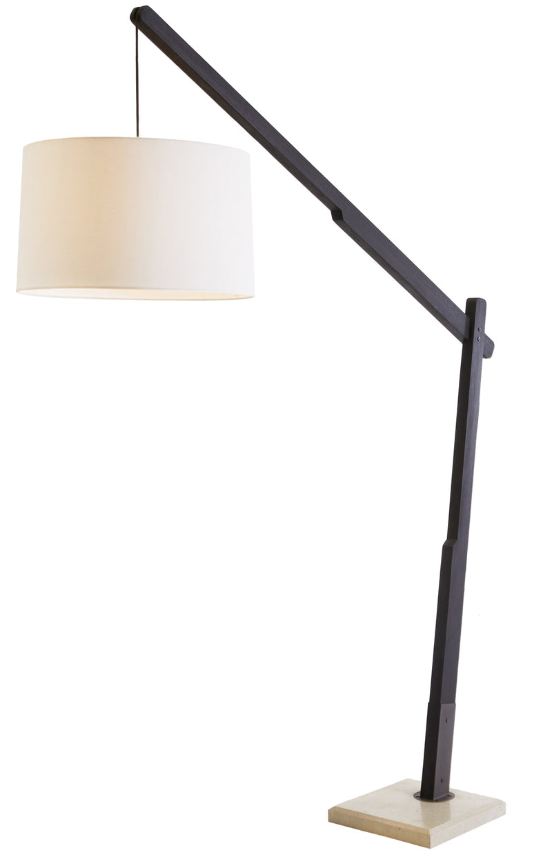 Arteriors-Sarsa Floor Lamp-Ebony