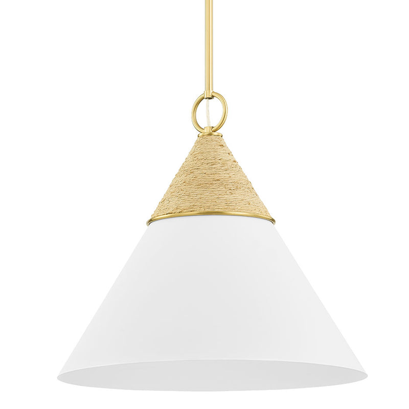 Mitzi - H709701L-AGB/TWH - Aged Brass