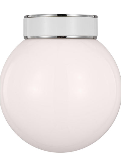 Visual Comfort Studio - KSF1051PNGW - One Light Flush Mount - Monroe - Polished Nickel
