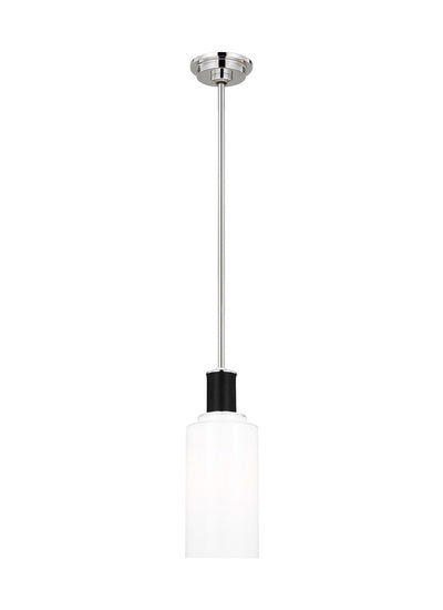 Visual Comfort Studio - LP1071PNMG - One Light Pendant - Hadley - Polished Nickel
