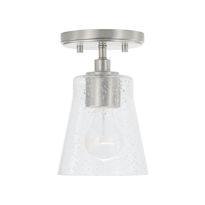 Capital Lighting - 346911BN-533 - One Light Pendant - Baker - Brushed Nickel