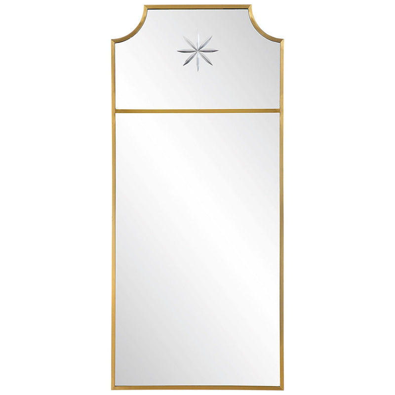 Uttermost - 09748 - Mirror - Caddington - Satin Brushed Brass