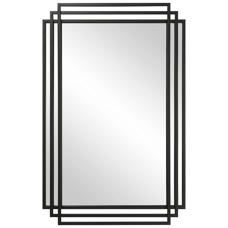 Uttermost - 09768 - Mirror - Amherst - Matte Black