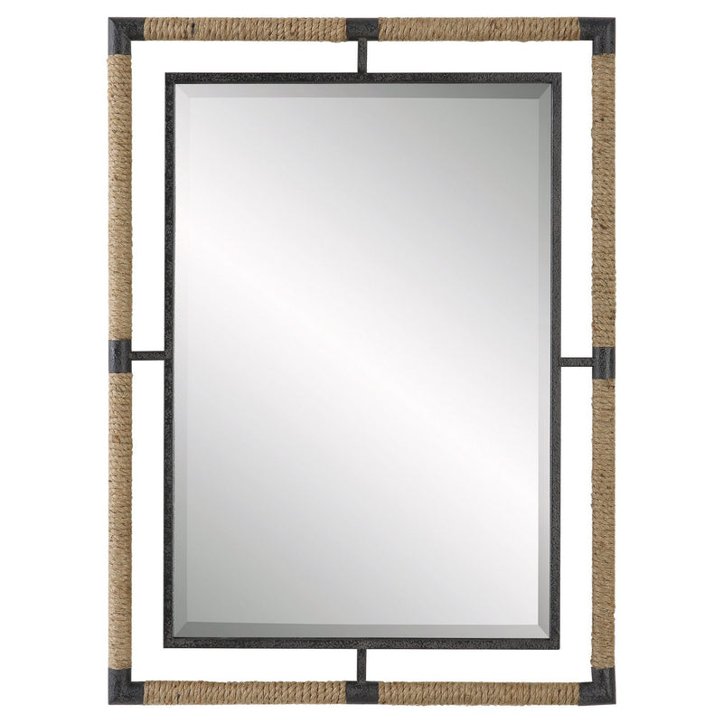 Uttermost - 09769 - Mirror - Melville - Textured Rust Black